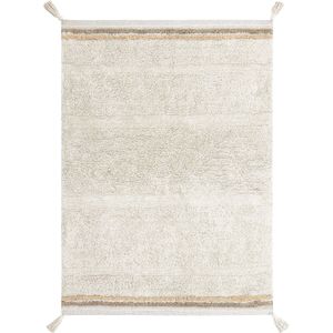 Lorena Canals Wasbaar katoen vloerkleed - Bloom Natural S - 120x160cm