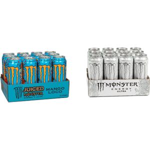 1x Monster Ultra White / 1x Monster Mango Loco