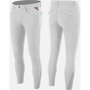 Animo Mikasa Wedstrijd Rijbroek Knie Grip Heren XXS White