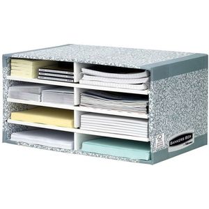 Bankers Box System bureau sorteerder 26 x 49 x 31 cm grijs