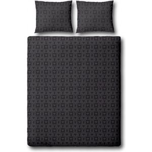 Playboy Chique dekbedovertrek - Litsjumeaux - 240x200/220 cm - Black