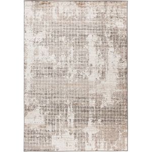 Milas | Laagpolig Vloerkleed | Silver Beige | Hoogwaardige Kwaliteit | 160x230 cm