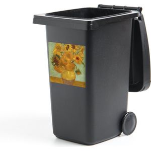 Container sticker Zonnebloemen - Vincent van Gogh - 40x40 cm - Kliko sticker