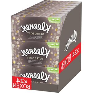 Ultrazachte zijdeachtige zakdoekendoos - 24 dozen met 64 zakdoeken - gemaakt in Frankrijk - high quality tissues