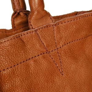 Justified - leren shopper - Laika - cognac