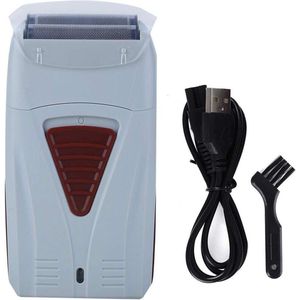 Elektrisch Scheerapparaat voor Heren - Dubbele Kop - Snorscheerapparaat - USB Oplaadbaar - 45 Min. Looptijd .