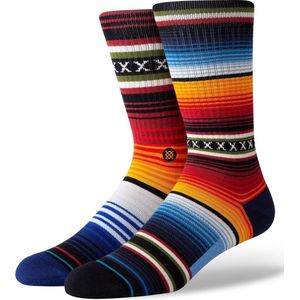 Stance Curren Crew - Sokken - Gekamde Katoenvulling - Zuidwesters Geïnspireerde Strepen