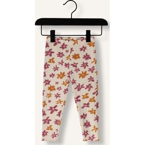 PLAY UP Printed Rib Leggings G Broeken Unisex - Creme - Maat 86