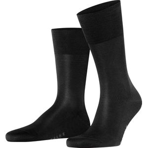 FALKE Tiago business & casual organisch katoen sokken heren zwart - Maat 39-40