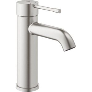 GROHE Essence waterbesparende wastafelkraan S-size m. gladde body Supersteel