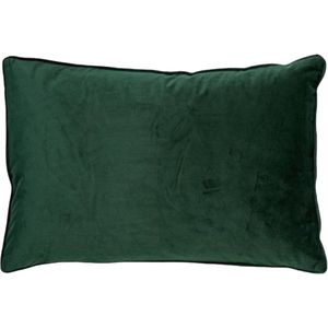 Dutch Decor FINN - Sierkussen velvet 40x60 cm - Mountain View - groen - Inclusief binnenkussen