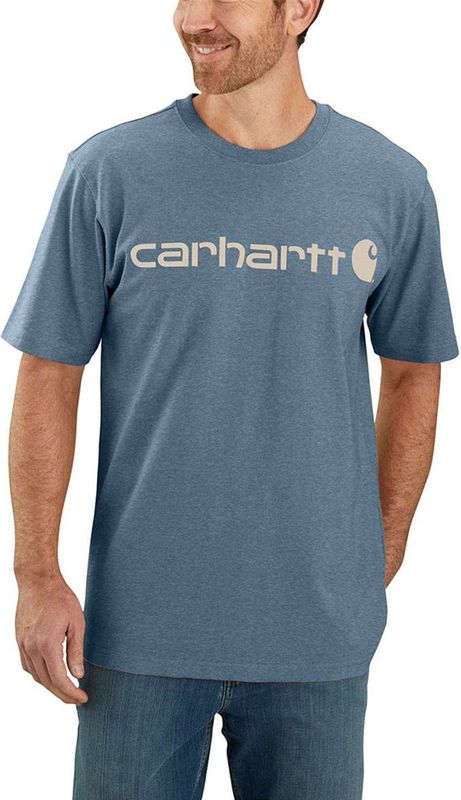 Carhartt Tk3361 T-shirt Met Korte Mouwen Blauw