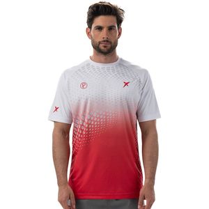 Drop Shot - Benara Lima - T-shirt - Korte Mouwen - Wit naar Rood