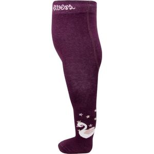 Babymaillot Wijnrood met Zwaantje en Glittergaren - 74