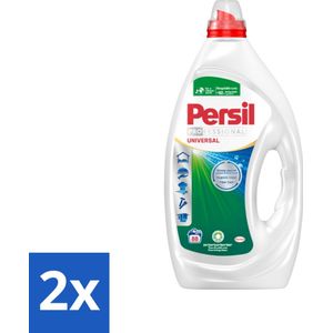 2 x Persil Wasmiddel Professional Gel 88 Wasbeurten Universal 4,05 liter - Wasmiddel - Vloeibaar Wasmiddel - Persil - Vlekken Verwijderen - Wasmachine Reinigen