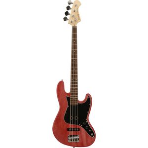 Fazley Outlaw Series Judge Basic Red elektrische basgitaar met gigbag