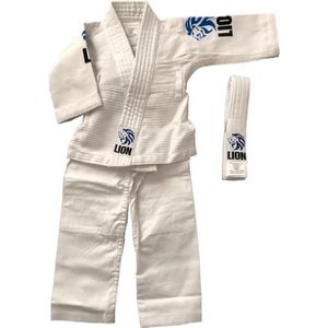 Judopak - nieuw - wit - Lion baby judogi blauw - maat 60