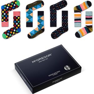 McGregor Sokken Heren | Maat 41-46 | Fancy Giftbox | Multi Cadeau mannen/Sokken Giftbox