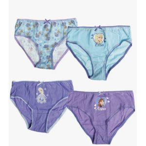 frozen girls slips 4 pack 122-128