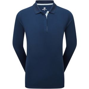 Footjoy ThermoSeries Langemouw Golfpolo Navy