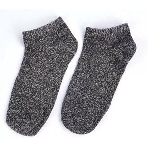 Enkelsokken Glitter - Grijs