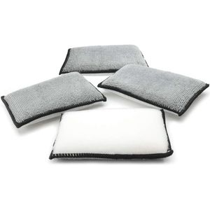 Dubbelzijdige fluwelen autohanddoeken - Multifunctionele sponzen voor onderhoud en reiniging