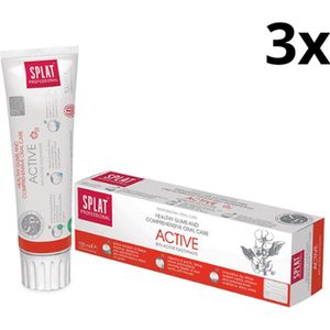 Splat Professional Active Tandpasta – 3 x 100 ml - Voordeelverpakking