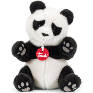Trudi Knuffel Pandabeer Kevin 24 Cm Zwart / Wit