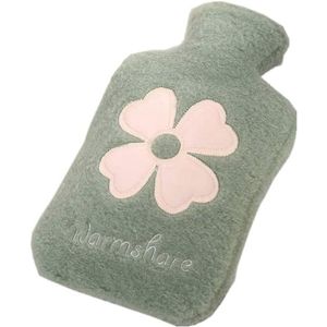 Draagbare 2-in-1 Warmwaterkruik met Hoes - 1000 ml Mini Waterzak voor Koud en Warm Kompres