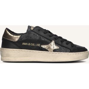 Ama Brand Deluxe - Slam Sneakers - Zwart - Leer