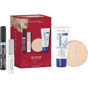 Get Set Go Gift Set - Oogmake-up Set met Gel, Mascara, Poeder en Primer