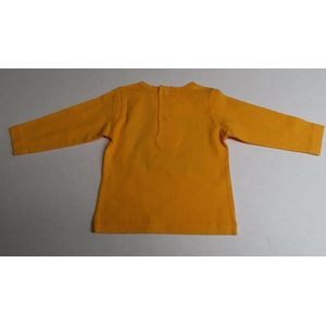 T shirt lang mouw - Meisje - Oranje - Vis - 6 maand 68