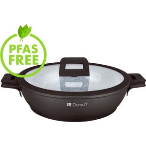 Dorsch hapjespan 32 cm - 4.6 liter - keramische antiaanbaklaag - pfas-pfoa vrij