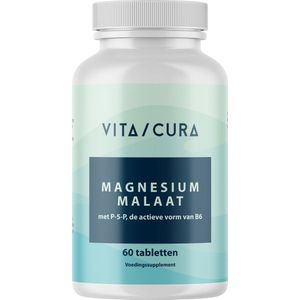 VitaCura® Magnesium Malaat + B6 - 60 stuks