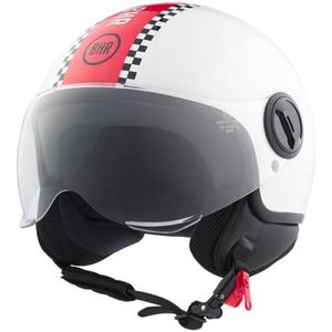 BHR 835 - Vespa helm - finish line - maat L - jethelm voor scooter en motor