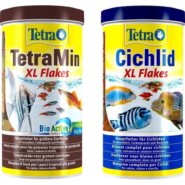 Tetra Cichlid XL Flakes 1000 ml visvoer Cichliden