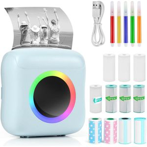 Azomor® Draagbare draadloze mini-fotoprinter met thermische technologie voor smartphone