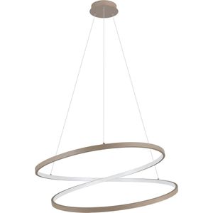 EGLO Ruotale Hanglamp - LED - Ø 70 cm - Zandkleur/Beige
