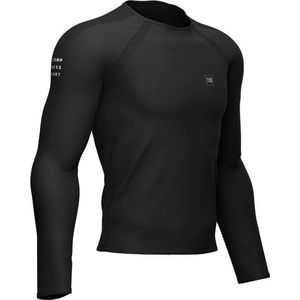 Compressport Training LS Shirt Heren - sportshirts - zwart - maat XL
