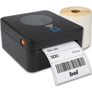 Labelprinter 9X - Thermische Printer - Bluetooth & USB - Verzendlabel Printer PostNL & DHL - Incl. Labelrol