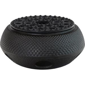 Tealøv - Theelicht Warmer - Gietijzer - Zwart
