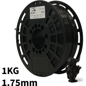 PLA+ 3D Printer Filament - 1.75 mm - Zwart - Hoge Kwaliteit en Duurzaam