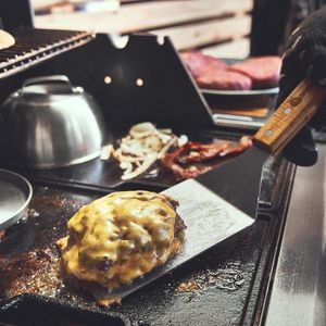 Roestvrijstalen Burgersmasher - Hamburgerpers - 14 cm - Vaatwasmachinebestendig