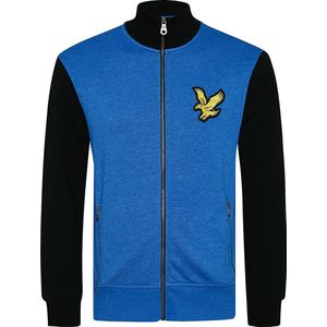 Lyle & Scott Block Marl Men Sweat Jacket maat Large