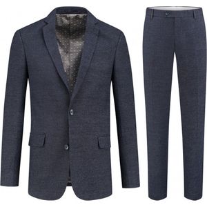 GENTS - Pak ruit stretch - Polyblend - Blauw - Maat 58/4XL