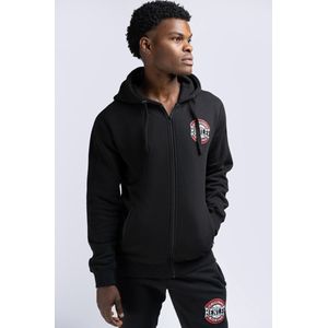 Benlee Kings Kapuzensweatjacke mit Reißverschluss schmale Passform Black-3XL