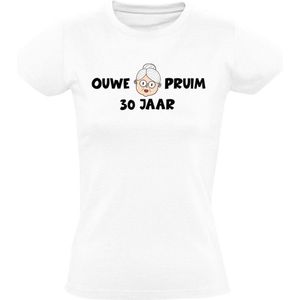 Ouwe pruim 30 jaar Dames T-shirt - verjaardag - 30e verjaardag - mama - jarig - dertig - grappig - cadeau