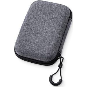 1 x Behuizing voor externe harde schijf - Schokbestendige harde behuizing voor 2,5"" draagbare SSD met schroefvakken voor kabels en accessoires, harde beschermhoes