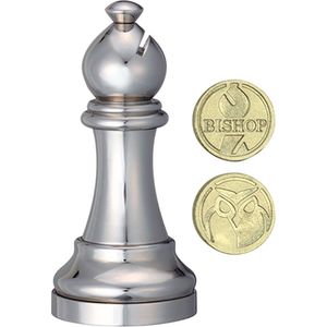 Brein Breker Cast Chess Puzzle Bishop | Kan jij de munt vinden ?