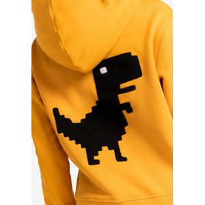 A-dam Dino - Hoodies - Katoen - Trui - Dames - Oker